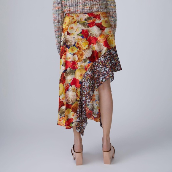 Acne Studios Pamsan asymmetrical floral skirt - Picture 2 of 7